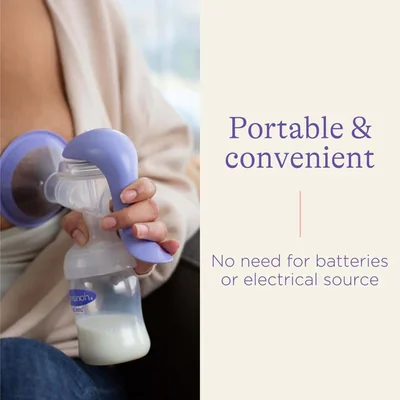 Lansinoh manual pump compact portable design perfect for travel