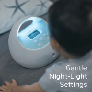 Spectra S1 Plus gentle nightlight settings for convenient nighttime pumping